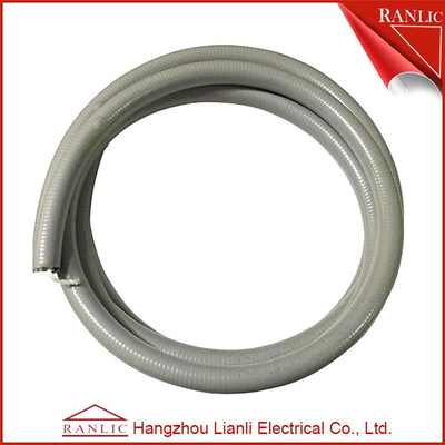 중국 회색 1/2 액체 밀폐 탄력적 전기 도관 PVC는 면 와이어로 덧입힝습니다 협력 업체