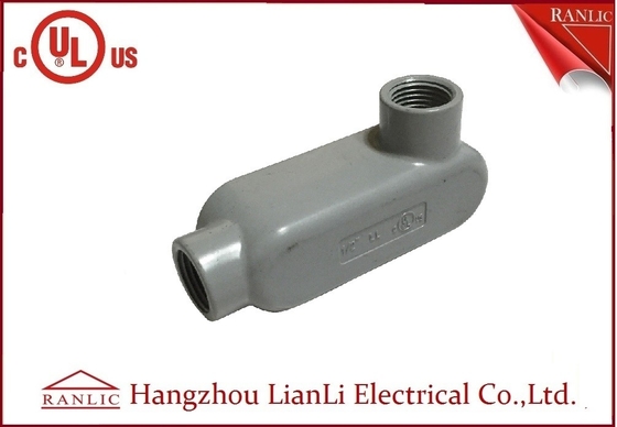 중국 회색 나사를 가진 UL 표준 PVC 입히는 알루미늄 LL 도관 몸 협력 업체