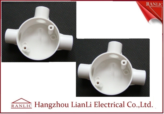 중국 3방향 원 PVC 주문품 전기 도관 접속점 상자 BS4568 협력 업체