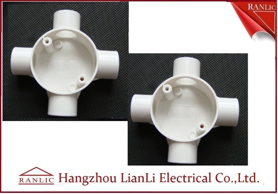 중국 하얀 GI 4 방식 전기 접속 박스 PVC 관로와 맞춤 BS4662 기준 협력 업체