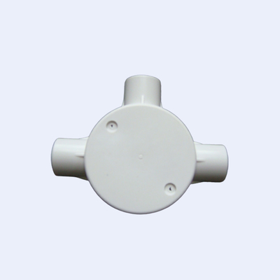 ABC Grade PVC Junction Box Four Way 20mm 25mm Screw Part Use Brass 협력 업체